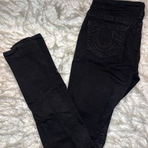 Black true religion skinny jeans